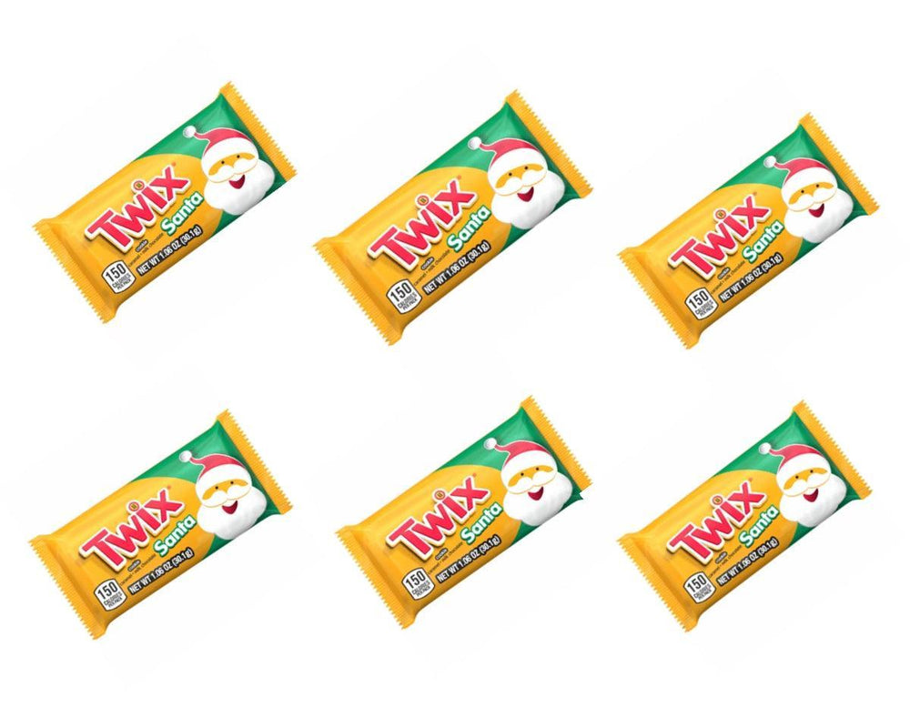Twix Santas 1.06 oz 6 Pack - CandyFavorites