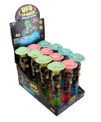 UFO Spinner Flashing UFO and Candy - CandyFavorites