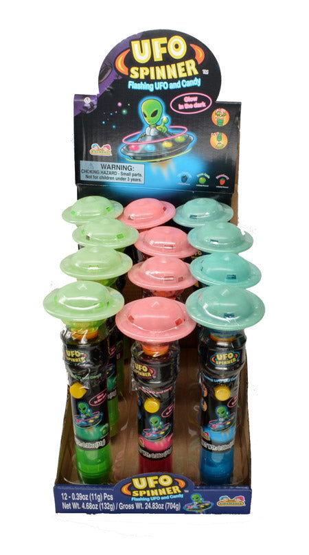 UFO Spinner Flashing UFO and Candy - CandyFavorites
