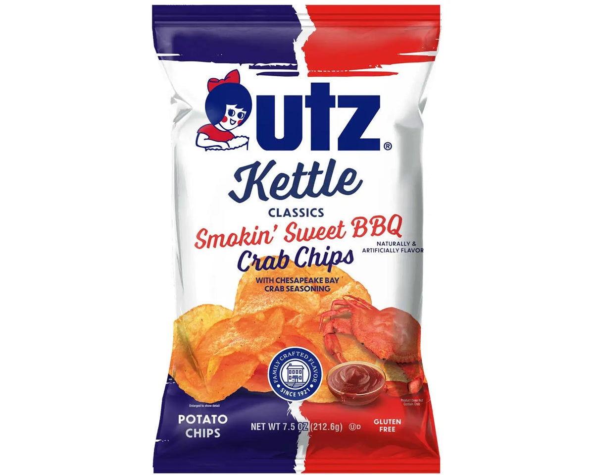 Utz Display Utz Kettle Mashup with Smokin' Hot BBQ & Crab Chip Potato Chips 7.75 oz ...