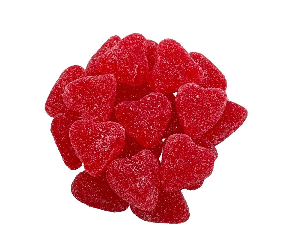 Valentine's Cherry Jelly Hearts Jar - CandyFavorites