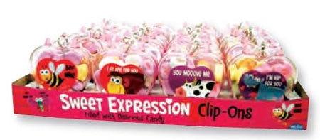 Valentines Sweet Expressions Clip Ons - CandyFavorites