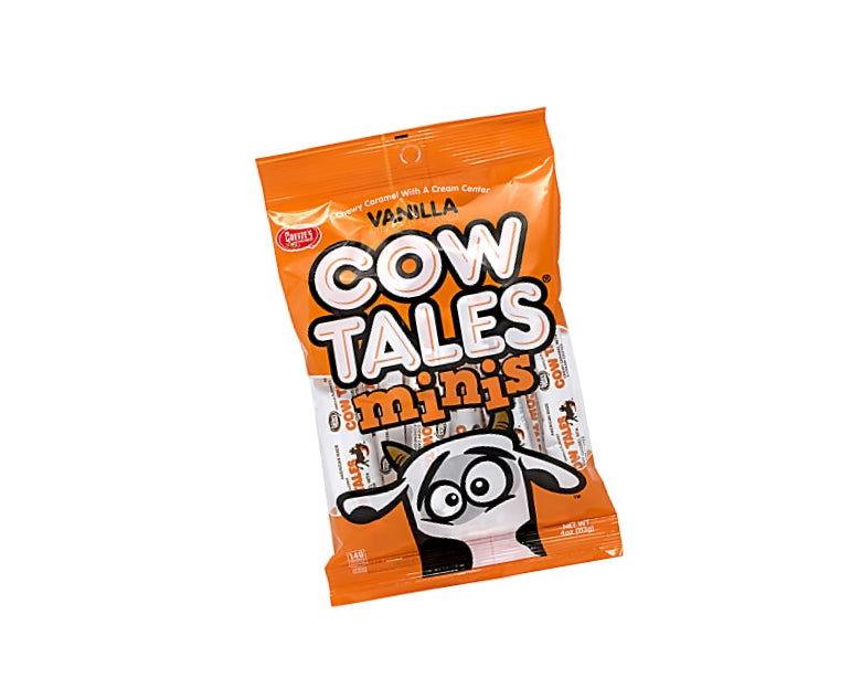 Vanilla Cow Tales Mini 4 oz. Bags - CandyFavorites