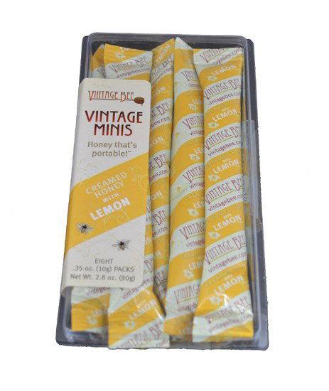 Vintage Bee Creamed Honey with Lemon Minis - CandyFavorites