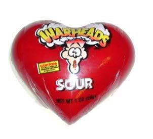 Warheads Sour - Valentine Hearts - CandyFavorites