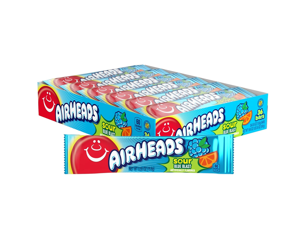 Airheads Sour Blue Blast .55 oz. Taffy