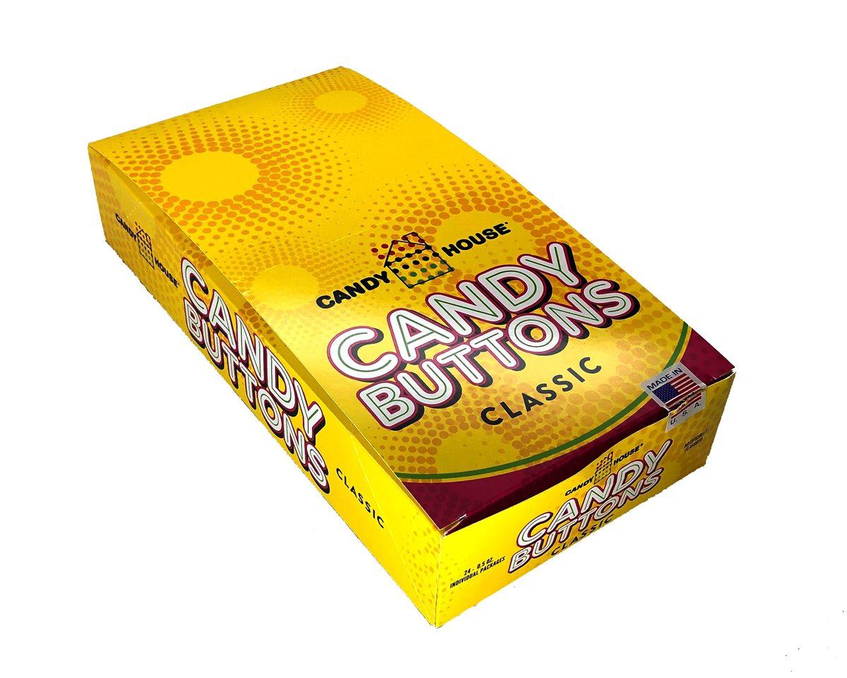 Button Camdy Wrapped Candy Buttons | Candy House | Necco - 24 / Box – Candy Favorites