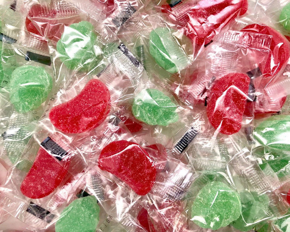 Wrapped Christmas Holly Leaf Assortment - CandyFavorites