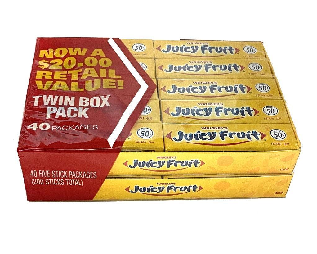 Wrigley's Juicyfruit Chewing Gum | Pre-Priced - 40 / Box – Candy