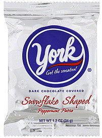 York Peppermint Patties Snowflakes - CandyFavorites