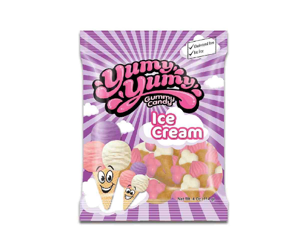 Yumy Yumy Gummy Ice Cream Cones Bags - CandyFavorites