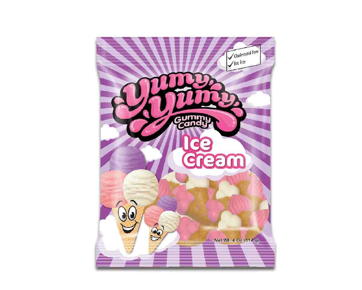 Yumy Yumy Gummy Ice Cream Cones Bags - CandyFavorites