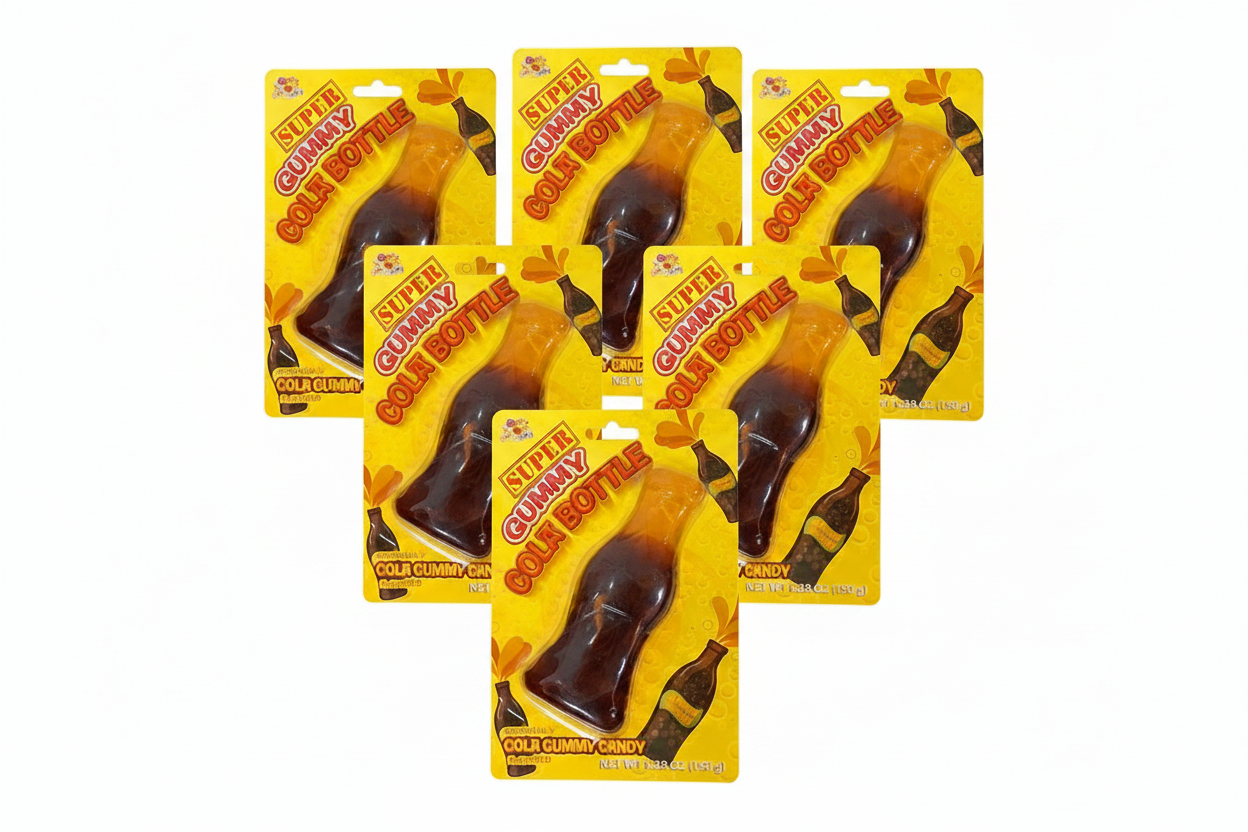 Albert's Super Gummy Cola Bottles - 6 count