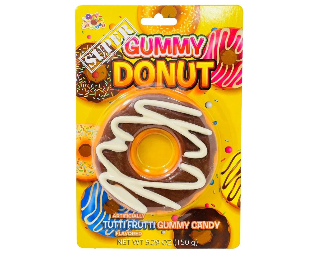 Super Tutti Frutti Gummy donut candy 