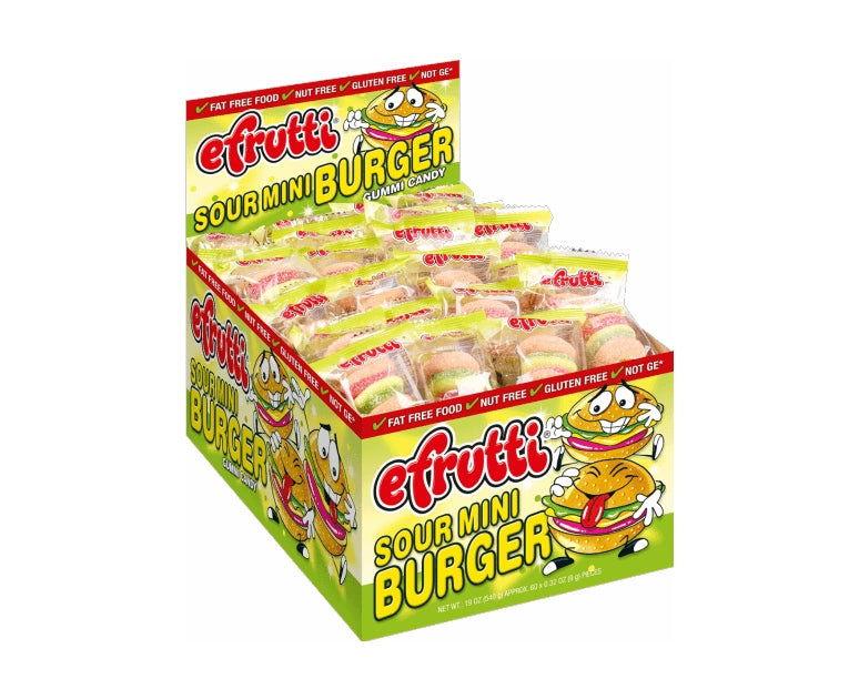 eFrutti Mini Sour Gummi Hamburger - CandyFavorites