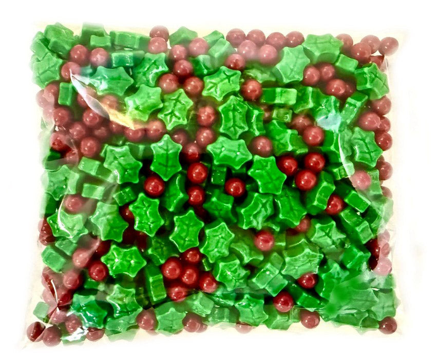 Holly Berries Candy Flat bags