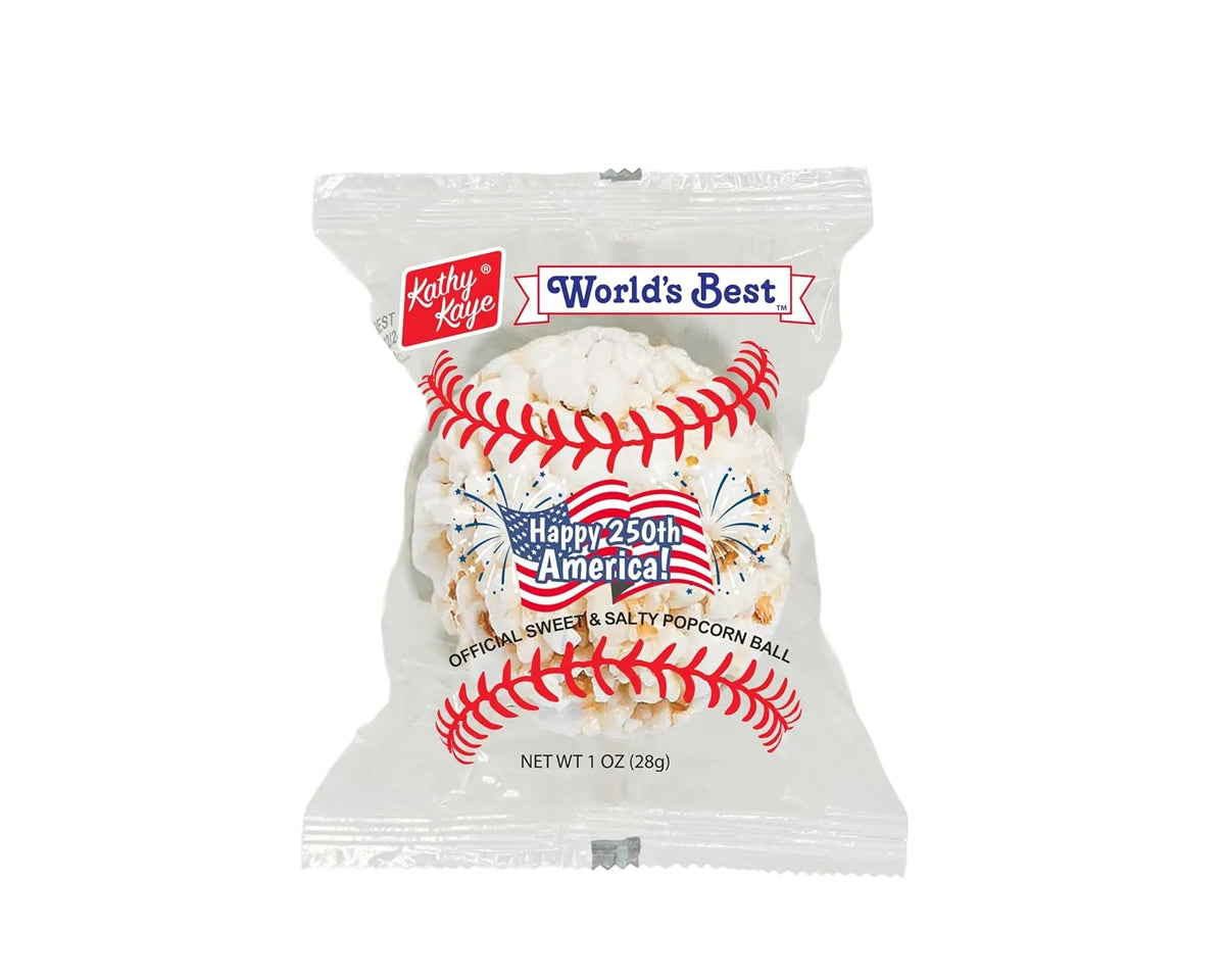 patriotic popcorn balls single