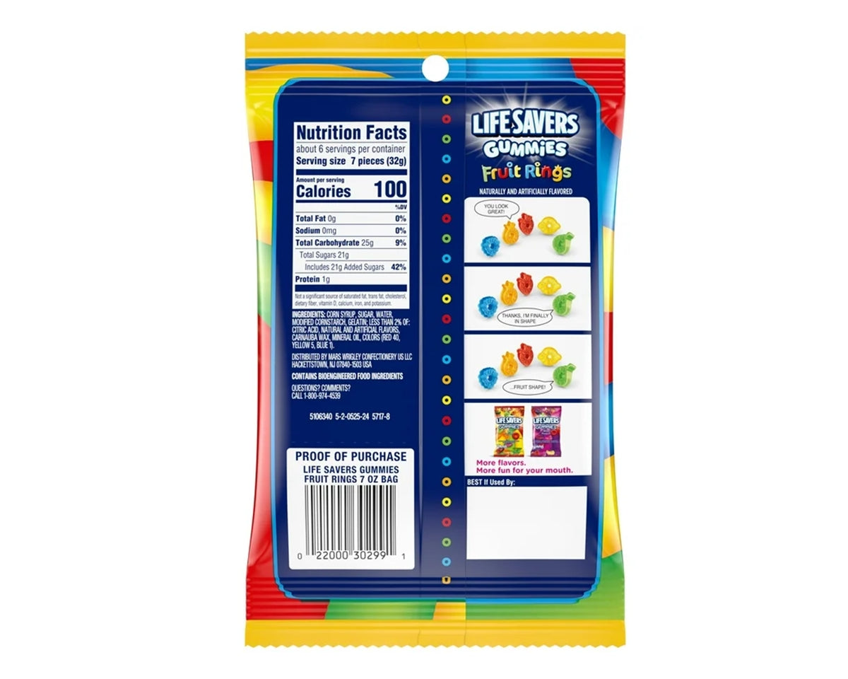 Life Savers Gummies package with colorful design 