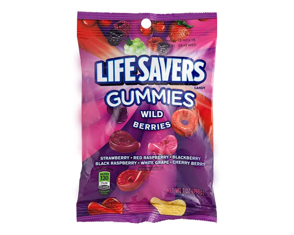 Life Savers Gummies Wild Berries 7 oz. Peg Bags - 12 / Case – Candy ...