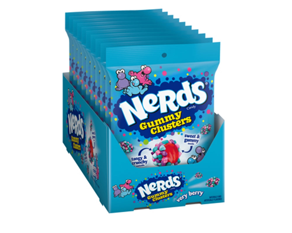 Nerd Gummi Clusters Very Berry Bags