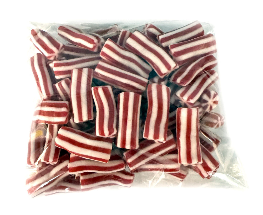 Peppermint Candy Cane Bites Flat Bags