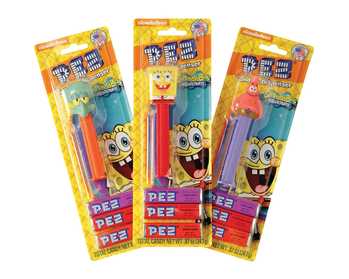 pez sponge bob singles