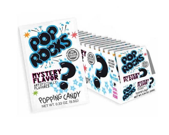 Pock Rocks Candy Pop Rocks Mystery Flavor .33 oz. Popping Candy - 24 / Box – Candy Favorites