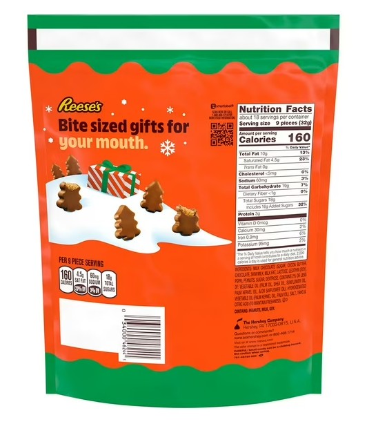Reese's Peanut Butter  Mini Trees Ingredients