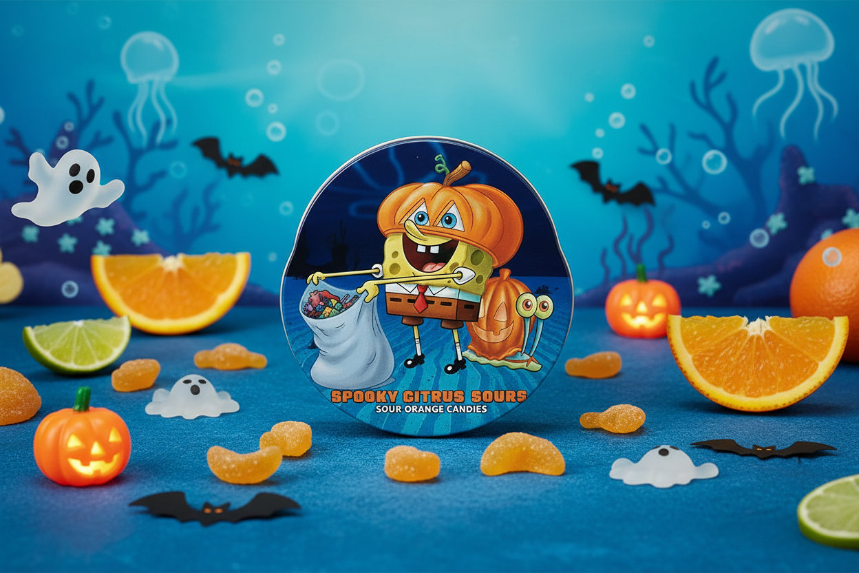 SpongeBob Spooky Citrus Sours – Who doesn't love Sponge Bob