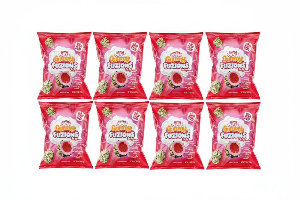 Stuffed Puffs Gummi Fuzions Fruity Punch Marshmallow Candy 4.23 oz Bags ...