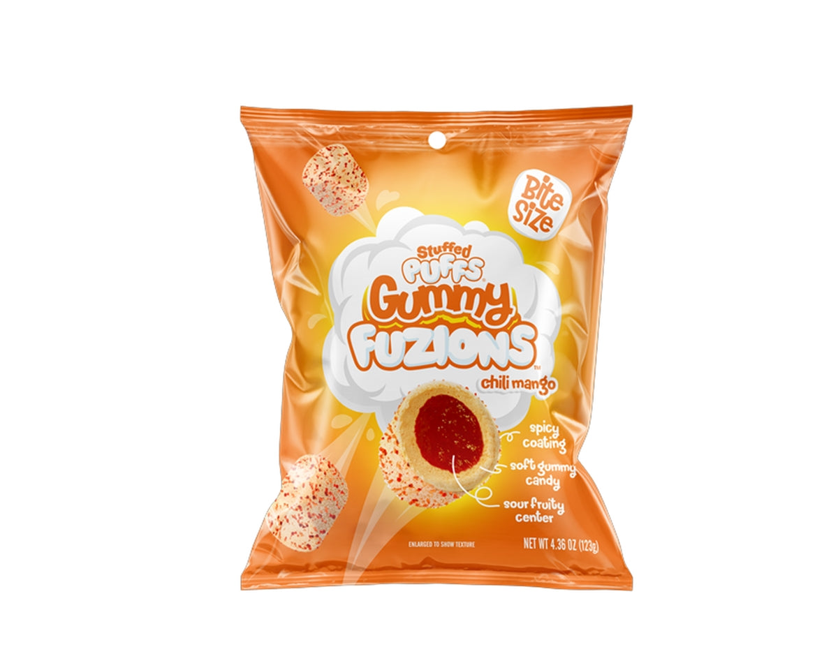 stuffed puffs gummy fuzions chili mango