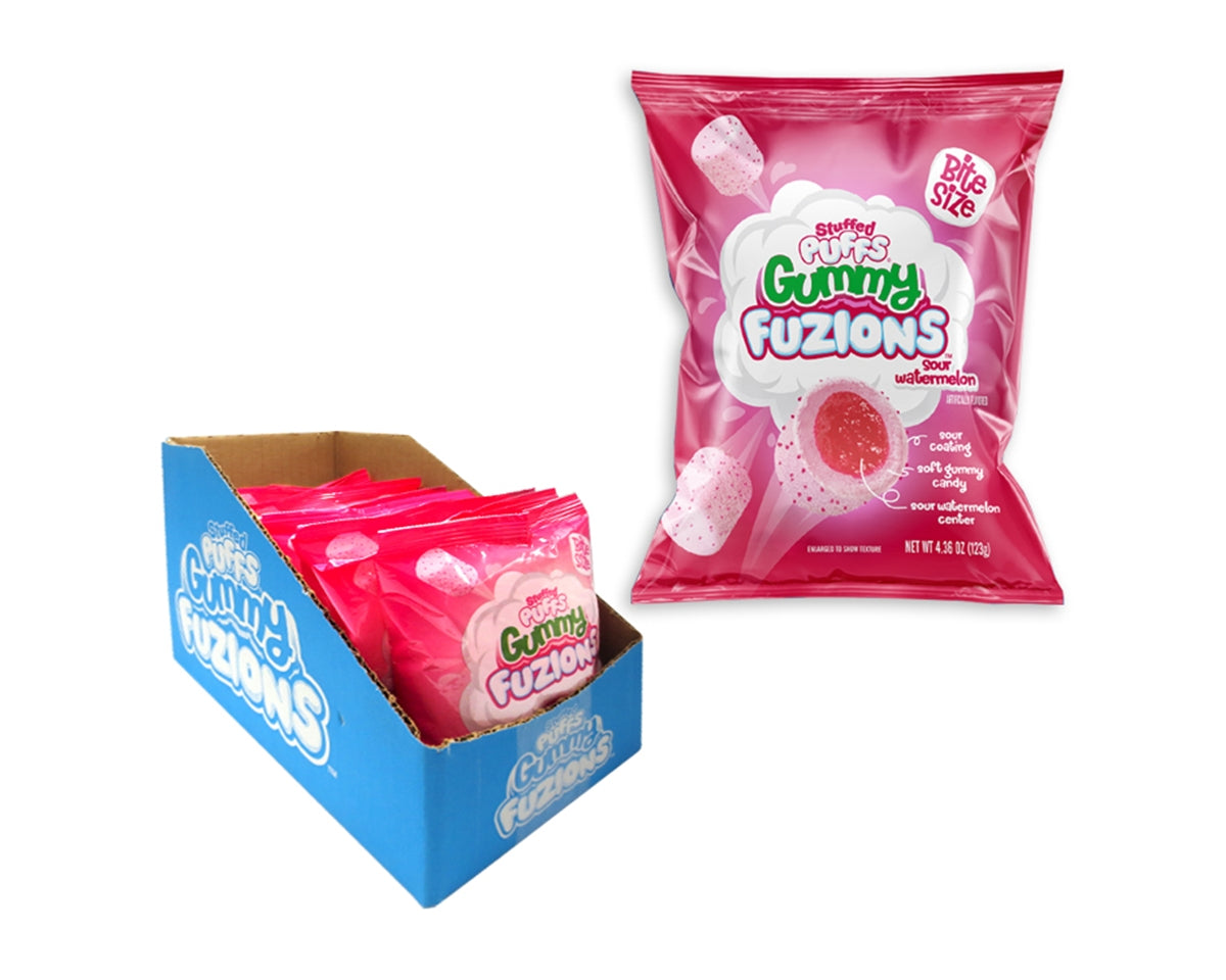 stuffed puffs gummy fuzions sour watermelon