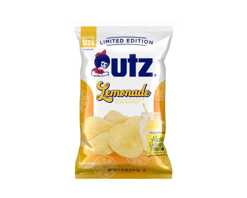 Utz Lemonade Potato Chips 7.75 oz. Bags
