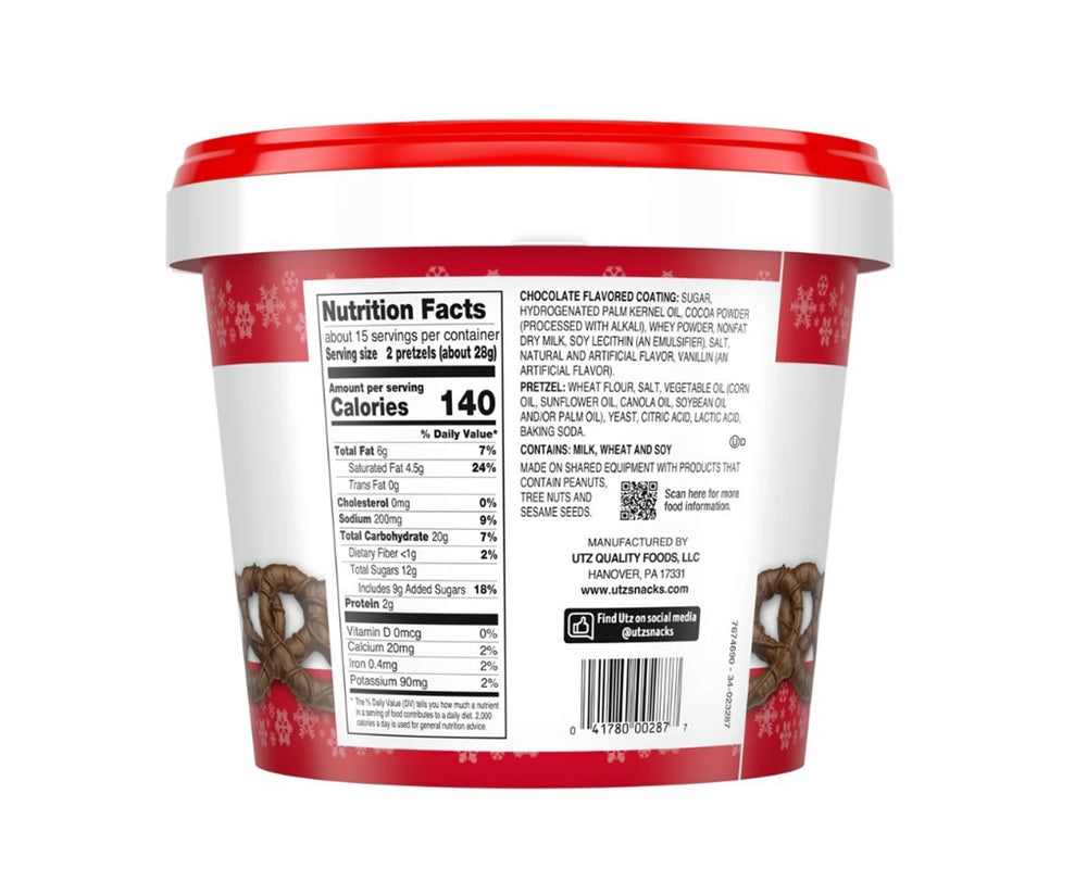 UTZ Pretzel Specials Tub Ingredients