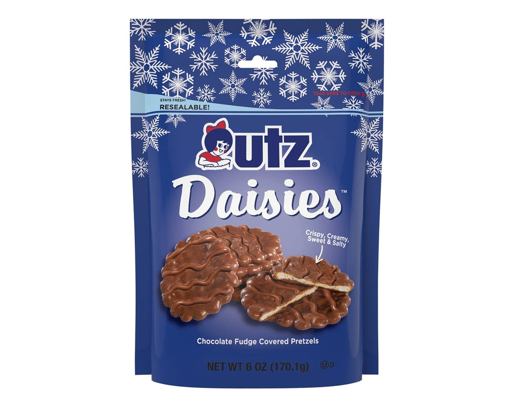 UTZ Chocolate Fudge Covered Pretzel Daisies Bags