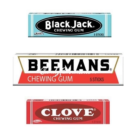 Beemans, Blackjack and Clove Gum