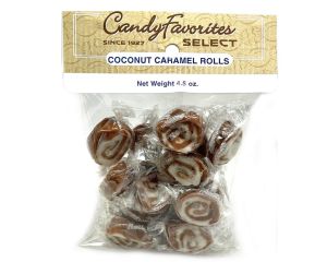 Coconut Caramel Rolls 5 oz. Bags - 6 / Box