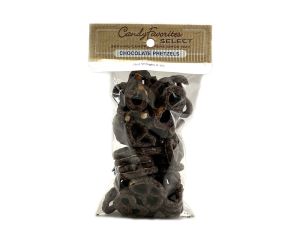 Chocolate Covered Pretzels 6 Ounce Peg Bags - 6 / Box