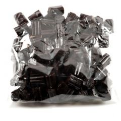 Hand Packed Black Licorice Bites Bags - 6 / Box