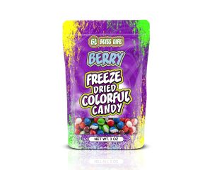 Bliss Life Freeze Dried Berry Candy 3oz Bags - 5 / Box