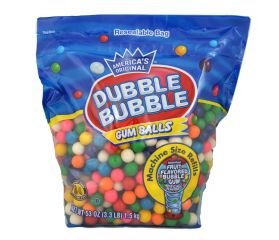 Dubble Bubble Gumball 53 oz. Bag - 1 Unit offers 680 pieces