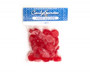 Cherry Juju Red Dollars 6.5 Ounce Peg Bags - 6 / Box