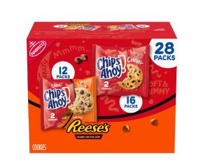 Chips Ahoy and Reese's Chewy Chocolate Chip Assorted Cookies - 28 ct.