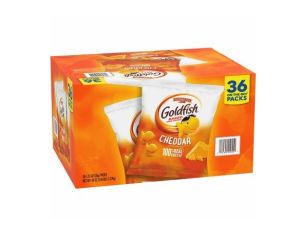 Pepperidge Farm Baked Cheddar Goldfish Crackers 1.25 oz. Bags - 36 / Case