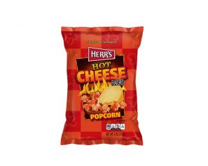 Herr’s Hot Cheese Flavored Popcorn 2 oz. Bags - 6 / Case