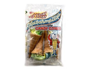 Yum Yum Marshmallow Cones .6 oz. 4 Packs – 12 / Box