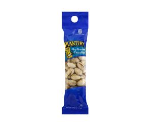 Planters Dry Roasted Salted Pistachios 1.75 oz. Bags – 12 / Box