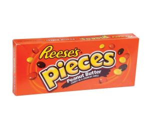 Reese's Pieces 4 oz. Theater Size Candy Box - 24 / Case