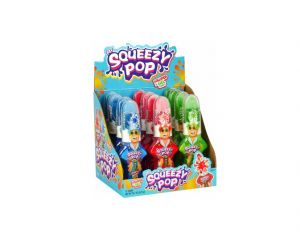Squeezy Pop Lollipops & Gel Candy 1.97 oz. Dispensers – 12 / Box