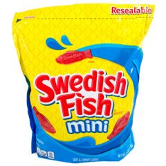 Red Swedish Fish 3.5 lb. Resealable Bag - 1 Unit